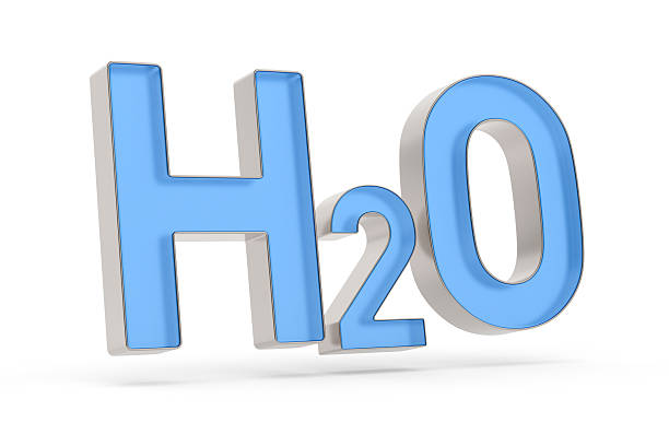 istock Water formula on white background. Isolated 3D illustration 2230966934
