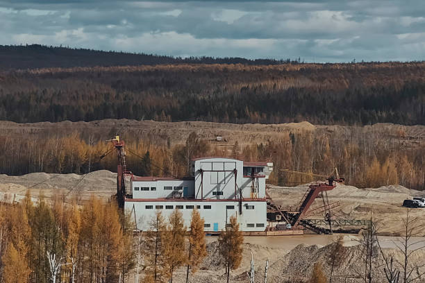 istock Multi bucket excavator for gold ore mining 2230969489