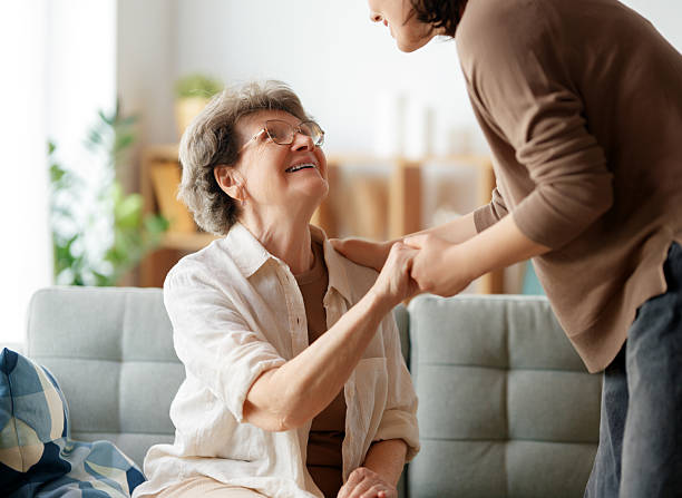 istock Happy patient and caregiver 2230975539