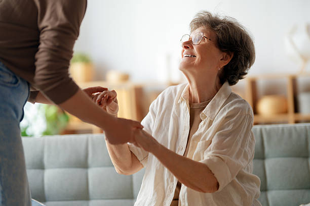 istock Happy patient and caregiver 2230975594