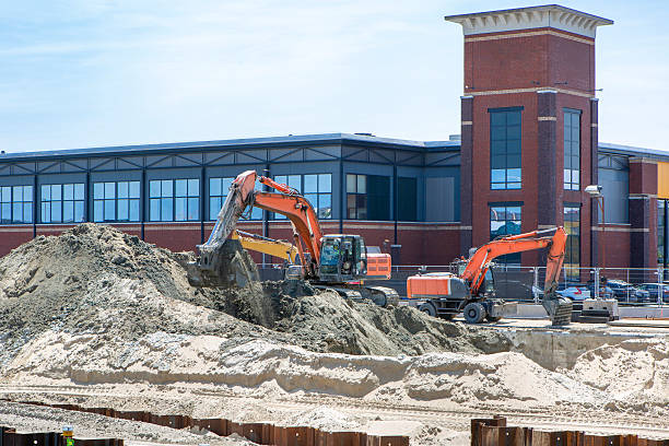 istock Large construction site in the port of Antwerp, Belgium 2230977678