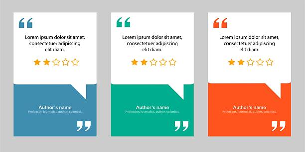 ilustrații de stoc cu set de șablon de citat cu balon de vorbire și casetă de text. modele de șabloane de postare pe rețelele sociale pentru citat, banner, infografic. - ghilimele