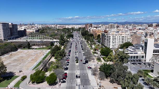 istock Stunning Turia Gardens at Valencia valence community Spain. 2230980747
