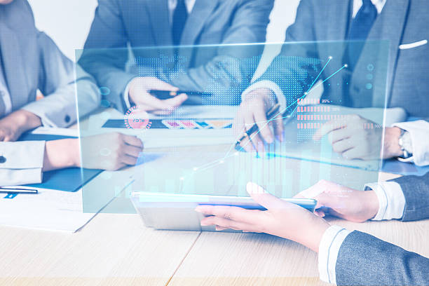 istock Business Chart, chemical, agreement, partnership Background 2230981656