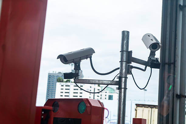 istock Security Cameras Monitoring Urban Environment 2230993365