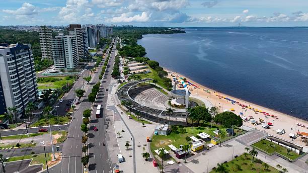 istock Famous Ponta Negra Beach at downtown Manaus Amazonas Brazil. 2230996450