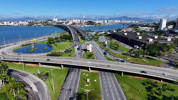 istock Freeway Road At Florianopolis In Santa Catarina Brazil. 2230997867