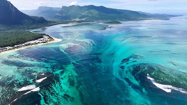 istock Underwater Waterfall At Le Morne Beach In Mauritius Island Mauritius. 2230998156