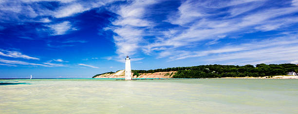 Frankfort Harbor, Frankfort, Michigan in Sumer