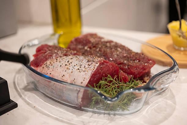 beef chateaubriand ready to cook