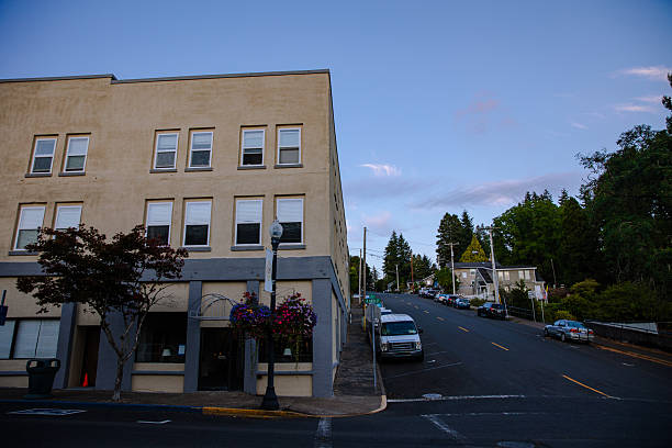istock Small Town America Main Street at Dusk 2231055779
