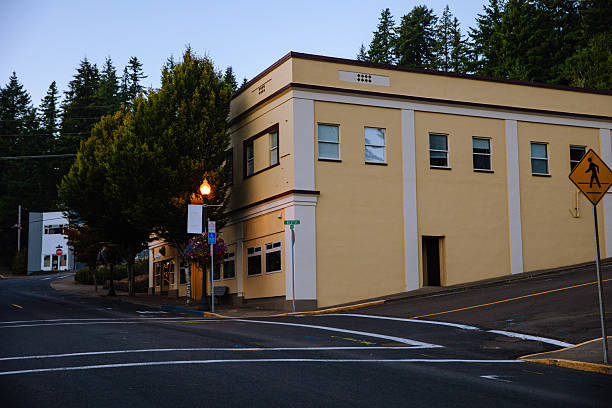 istock Small Town America Main Street at Dusk 2231055798