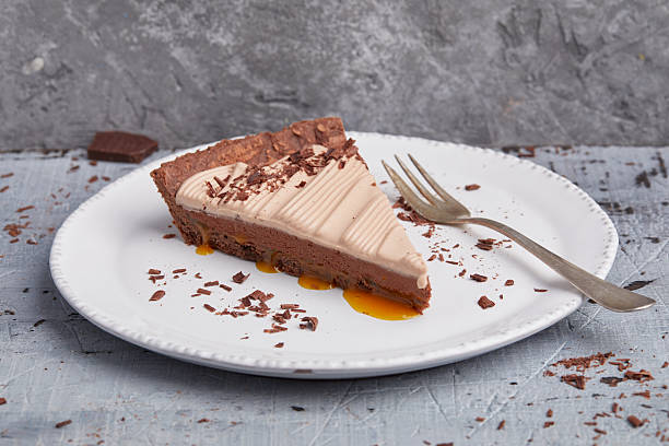 istock Chocolate tart with passion fruit 2231059100