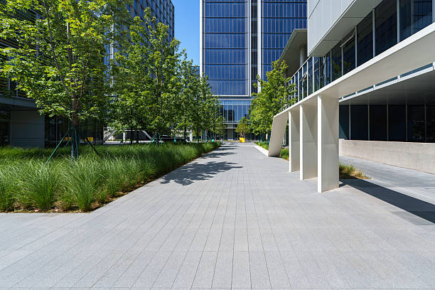 istock empty road in city park 2231060313