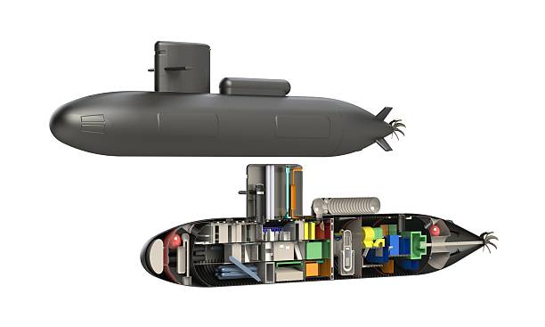Honolulu, Hawaii, USA: View of the conning tower (sail) and periscopes of the USS Bowfin (SS-287), a Balao-class submarine moored at Pearl Harbor. Known as the \