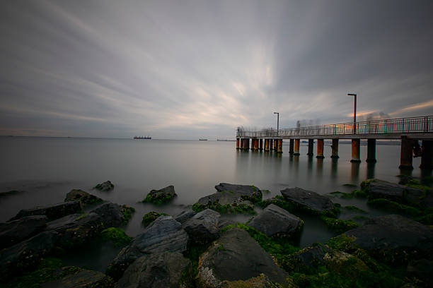 istock long exposure of the large pier 2231070811