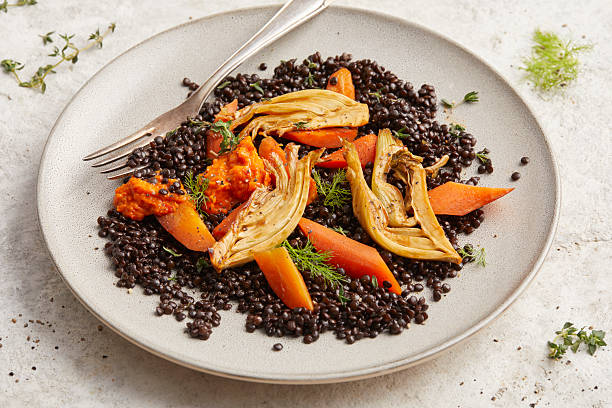 istock Beluga lentils with fennel and carrots 2231073978