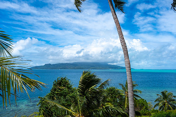 istock Panoramic View of Raiatea Island from Tahaa, French Polynesia 2231076600