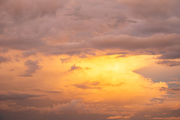 beautiful colorful sky and cloud in twilight time background