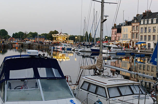 the port of Honfleur located in the department of Calvados, in the Normandy region.