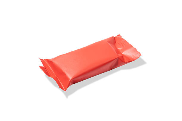 istock Red snack mockup isolated on white background cutout 2231083778