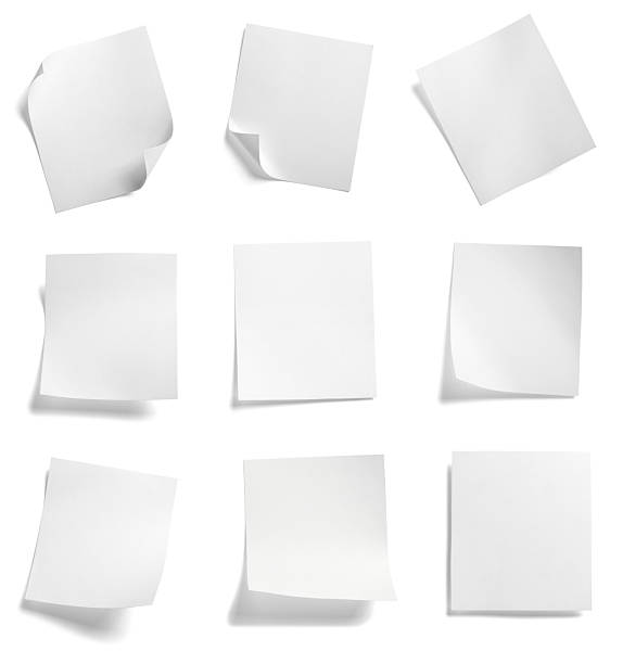istock paper message note reminder blank background office business white empty page label tag 2231087525