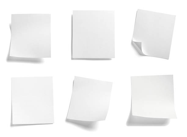 istock paper message note reminder blank background office business white empty page label tag 2231087664