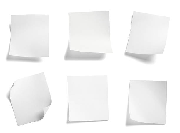 istock paper message note reminder blank background office business white empty page label tag 2231087773