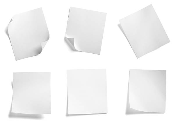 istock paper message note reminder blank background office business white empty page label tag 2231087827