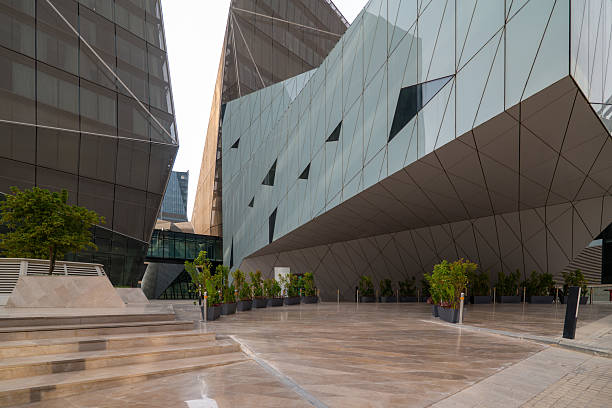 istock Futuristic Atrium and Glass Facade in King Abdullah Financial District, Riyadh. 2231105299