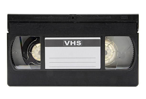istock Close-up of a video cassette, isolated on white background 2231105361