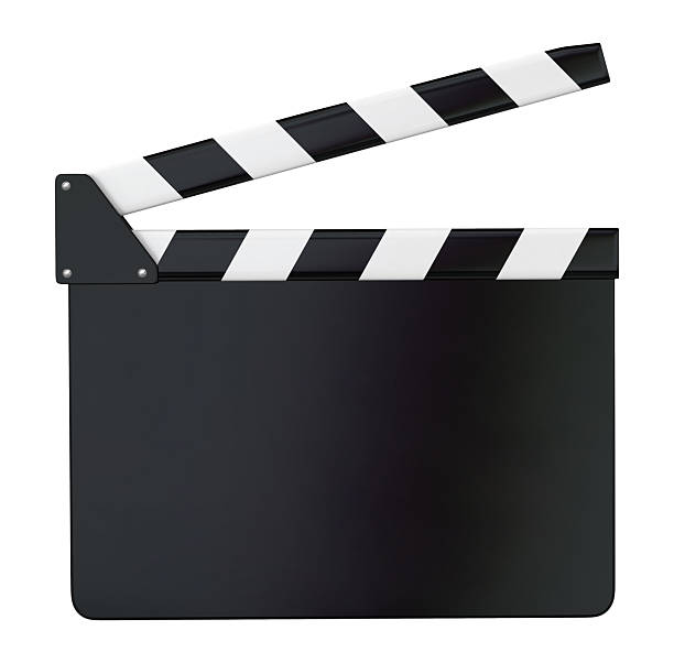 istock Movie industry. Clapperboard on white background. 2231106395