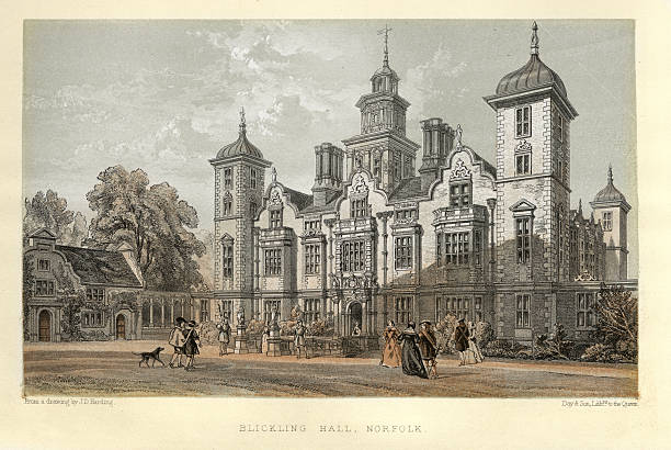 istock History of English architecture, Blickling Hall is a Jacobean stately home situated, 17th Century 2231111174