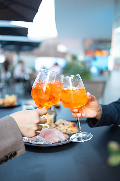 istock Business people toasting with Spritz during happy hour 2231123194