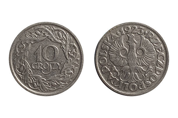 istock Polish Coin 10 Groszy 1923 on White Background 2231125890