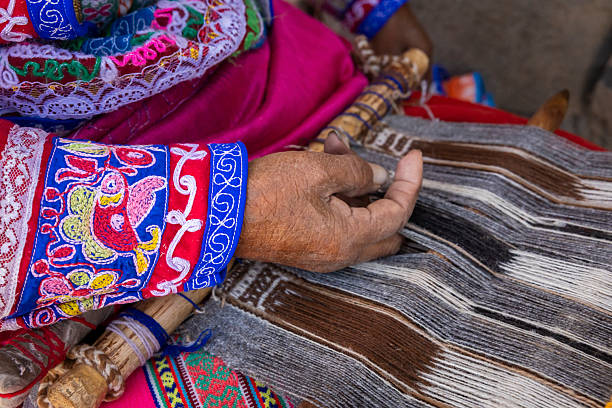 istock Peruvian woman weaving near Colca Canyon, Peru 2231128828