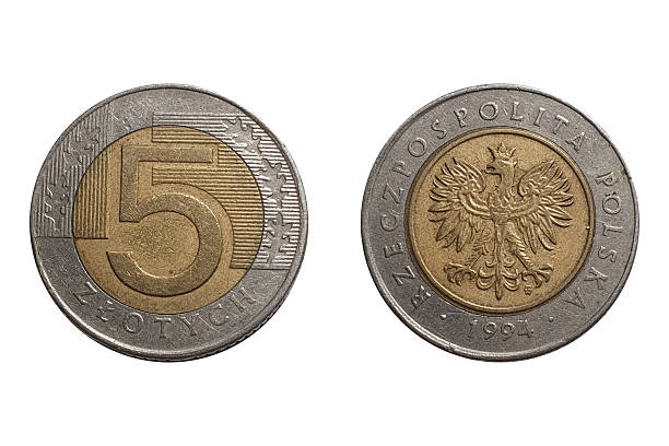 istock Polish Coin 5 Zloty 1994 on White Background 2231132091