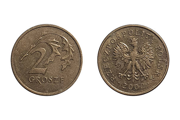 istock Polish Coin 2 Grosze 2002 on White Background 2231133105