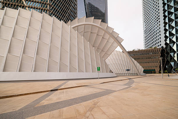 istock Futuristic Wave Shaped Building in King Abdullah Financial District, Riyadh 2231135363