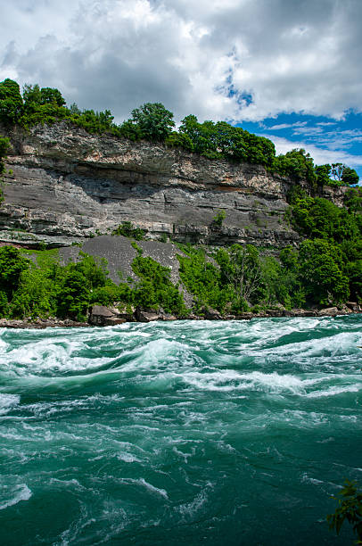 istock Niagara River rapids with a lush green gorge 2231135416