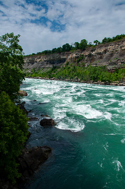 istock Niagara River rapids with a lush green gorge 2231135468