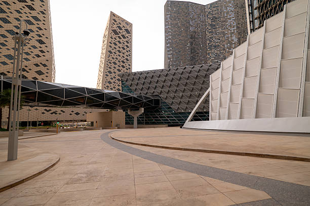 istock Futuristic Wave Shaped Building in King Abdullah Financial District, Riyadh 2231136201