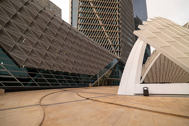 istock Futuristic Wave Shaped Building in King Abdullah Financial District, Riyadh 2231137864