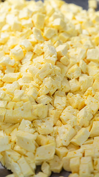 istock Close-up of cheese curds during the cheesemaking process 2231141216