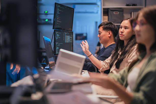 istock business meeting brainstorm at nightour programmer highlighted how AI and automation will drive the company's digital transformation, enabling a hybrid workforce to achieve greater efficiency 2231144196