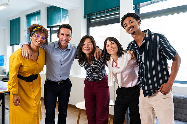 istock Startup business team embracing diversity and collaboration in modern office 2231151948