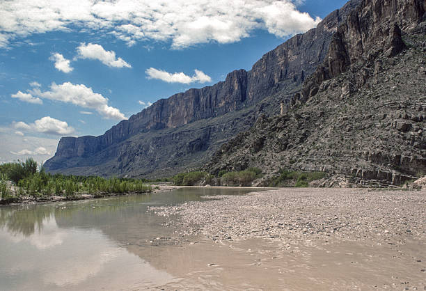 Big Bend NP - Santa Elena Canyon Reflection - 1984