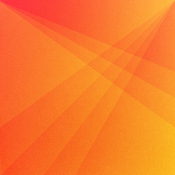 istock Red orange coral gold yellow abstract background. Geometric shape pattern. Line stripe diagonal triangle ray mesh angle. Bright. Color gradient. Grain grainy. Design 2231173195