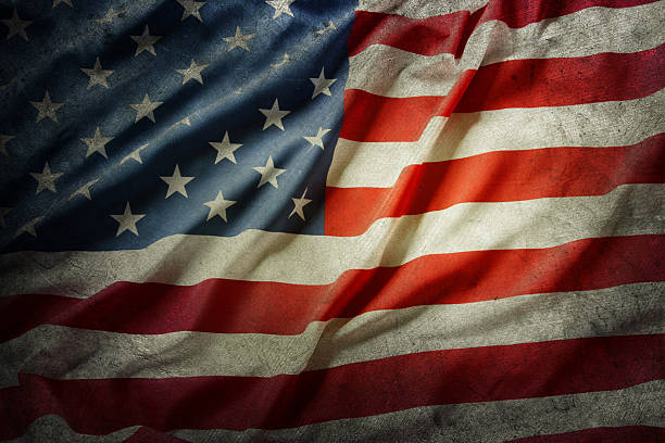 istock Grunge American flag 2231178751