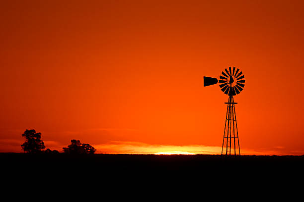 istock Traditional Windmill at Sunset in the Argentine Pampas 2231183143